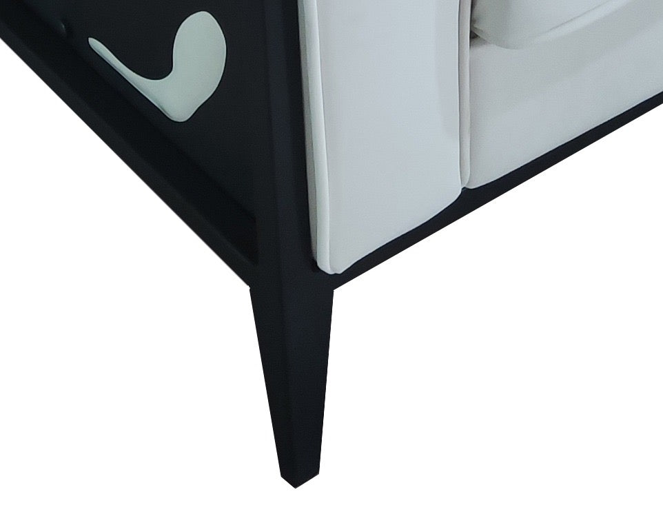 Bernice White Full Size Accent Chair