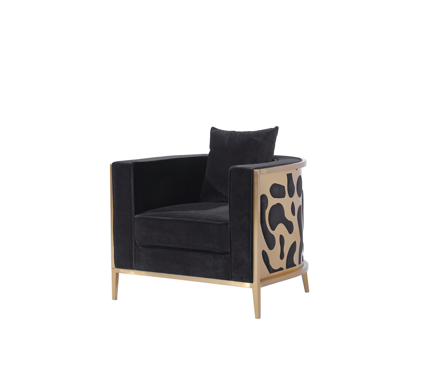 Bernice Black Full Size Accent Chair