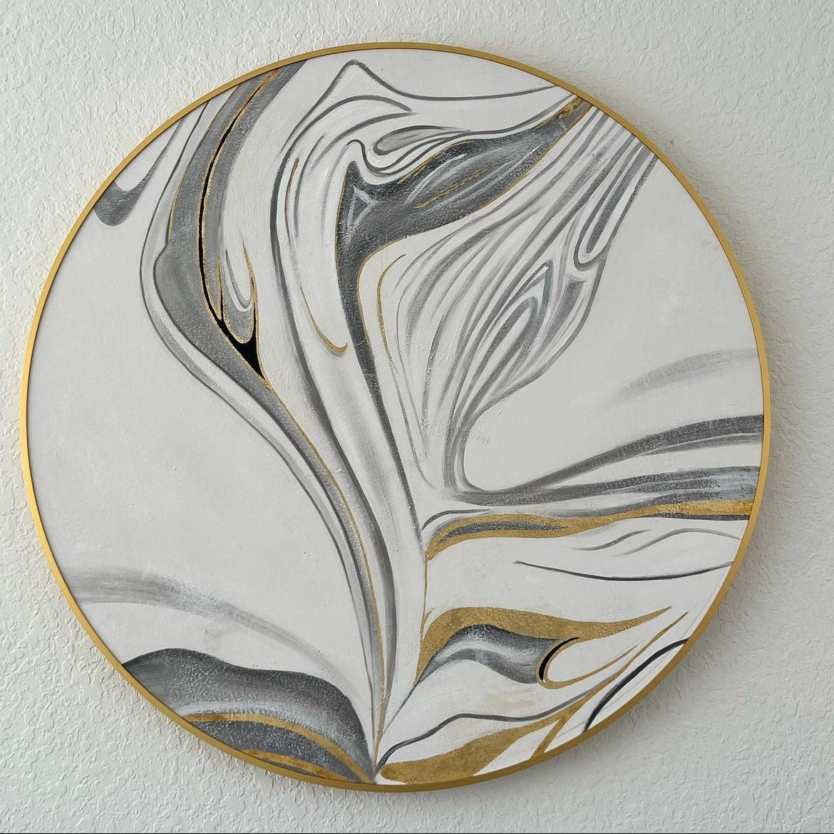 White Silk Wall Art