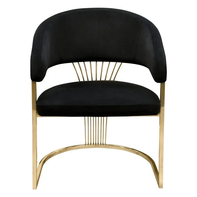 Solana Black Dining Chair