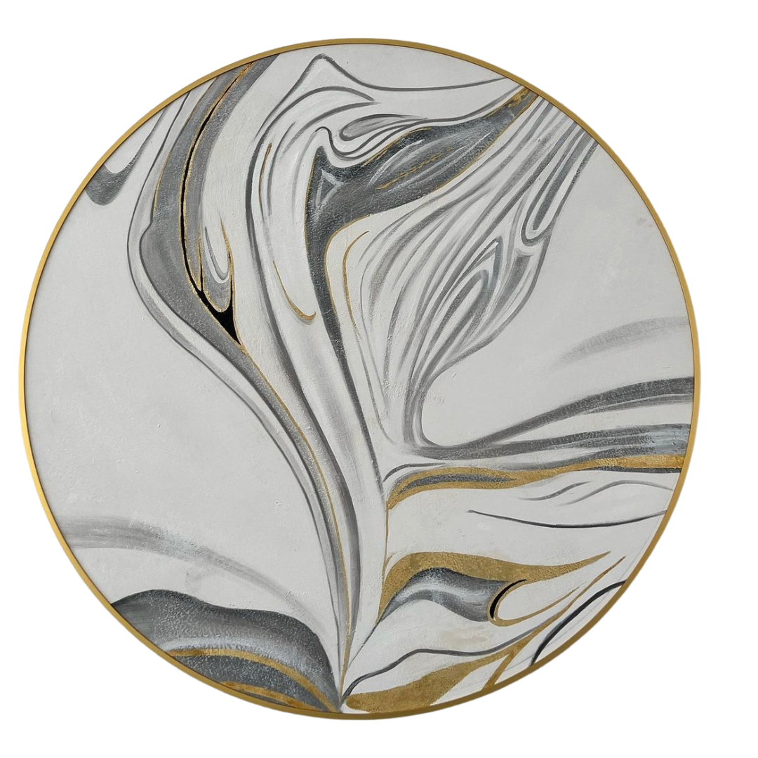 White Silk Wall Art
