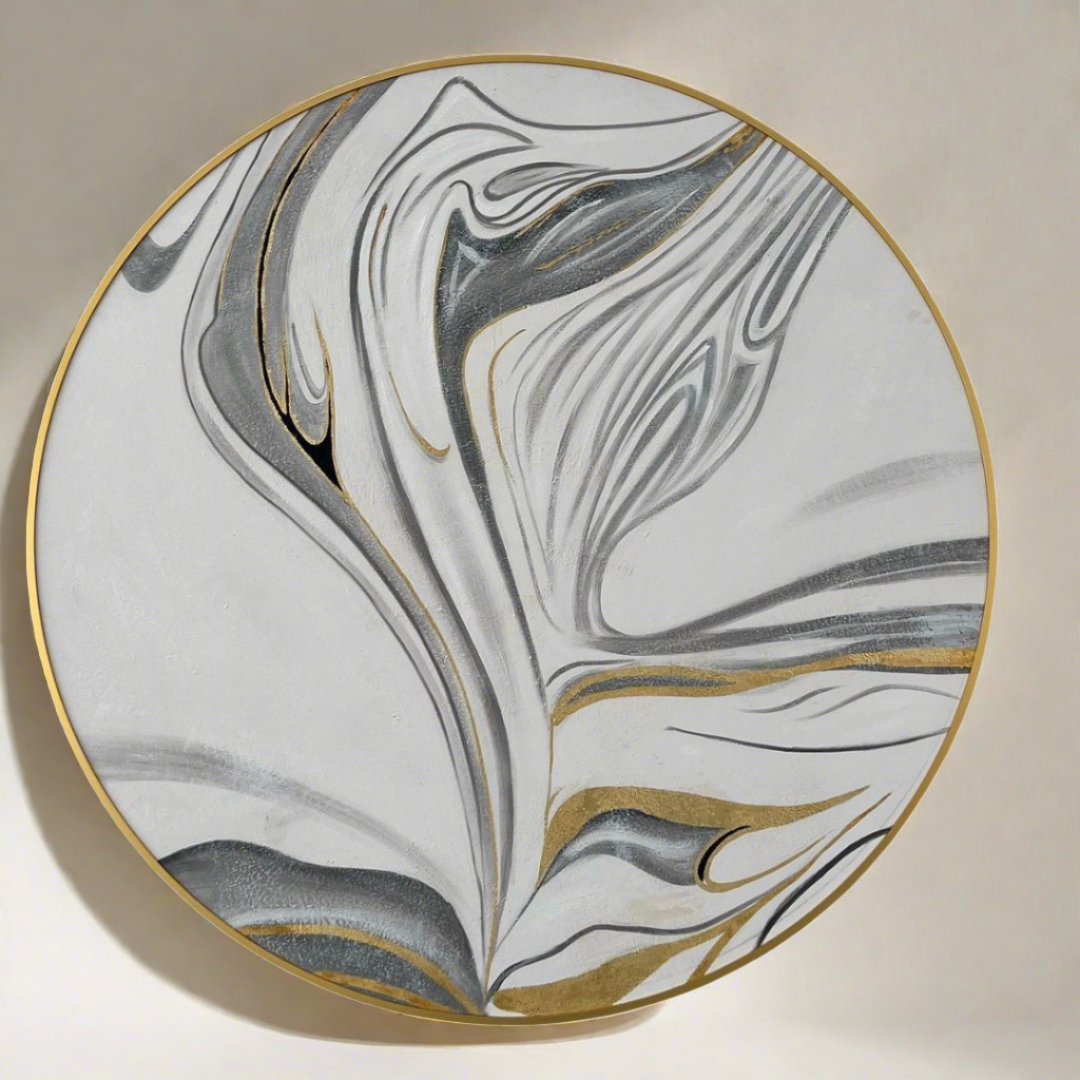White Silk Wall Art