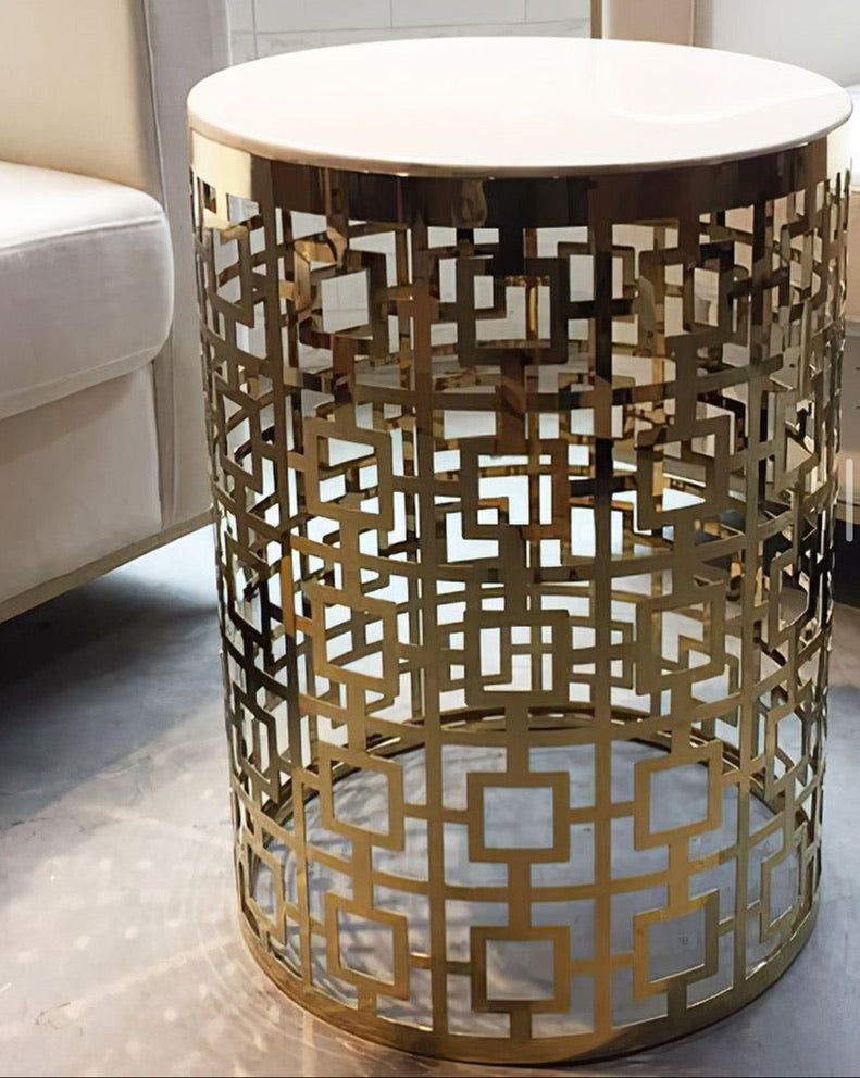 Foxboro Gold End Table