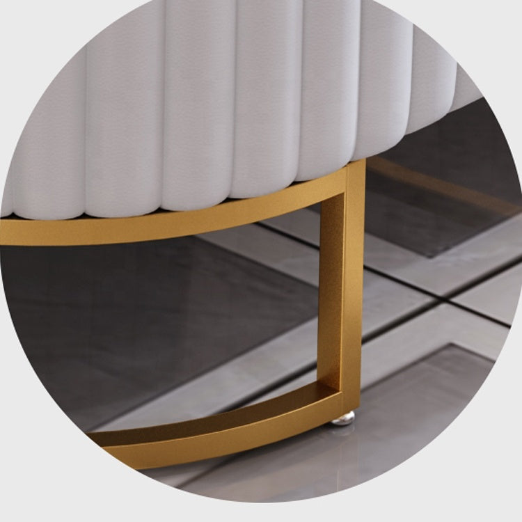 Monaco Ivory and Gold Coffee Table
