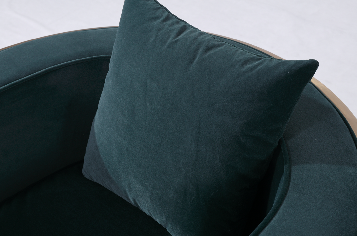 Veera Green Velvet Full Size Accent Chair