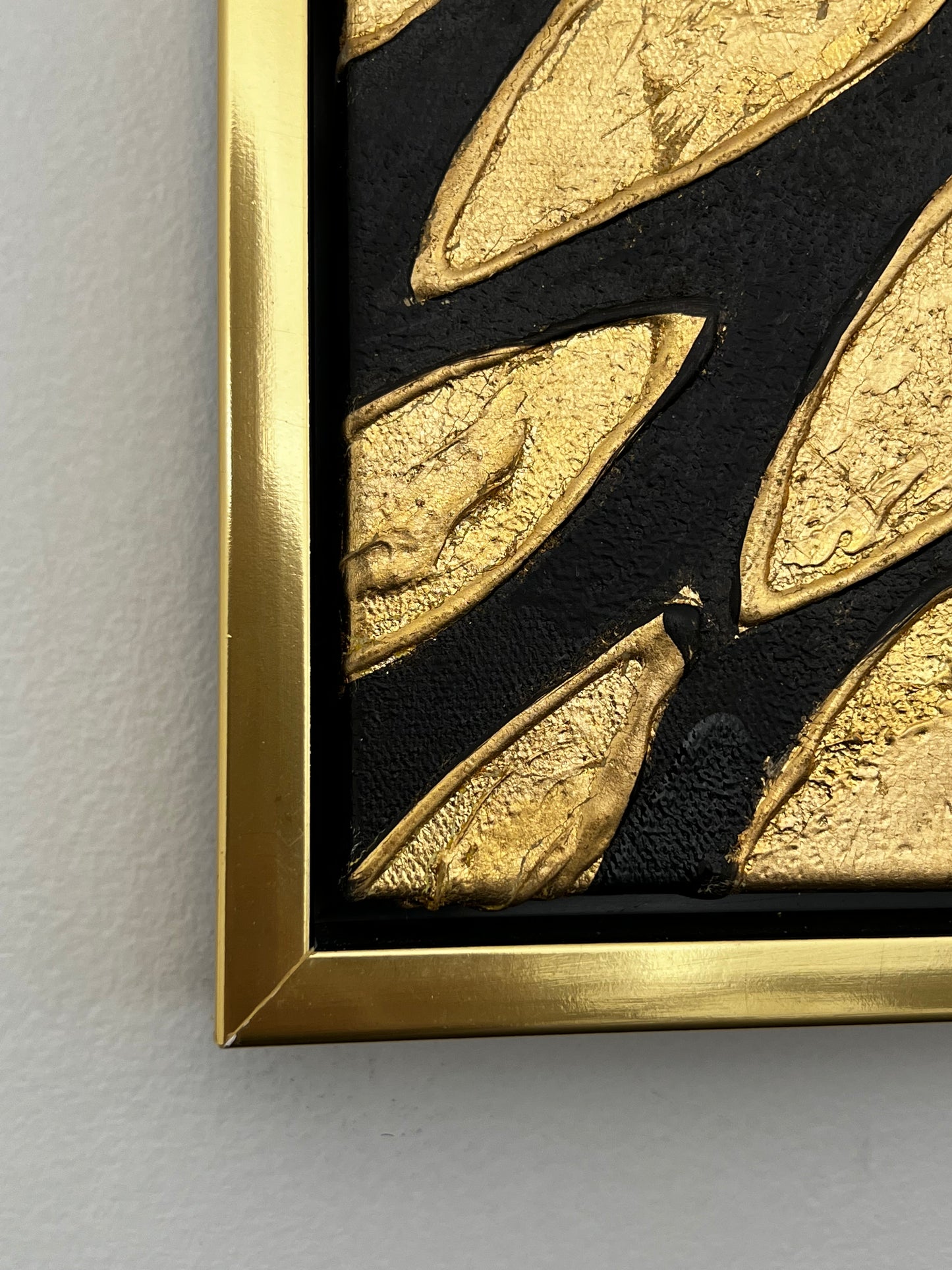 Starburst Black and Gold Wall Art