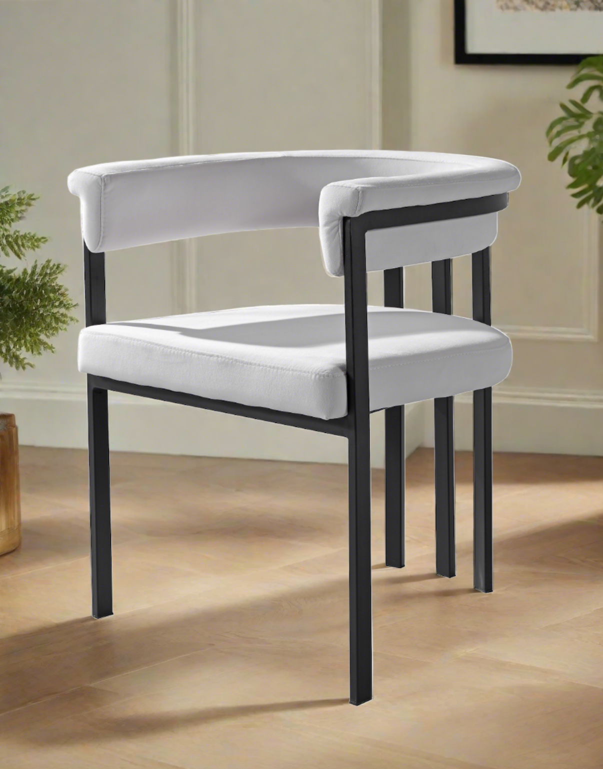 Lucia White Dining Chair