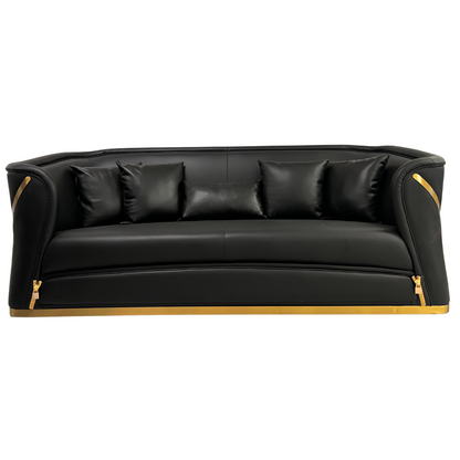 David Black Napa Leather Sofa