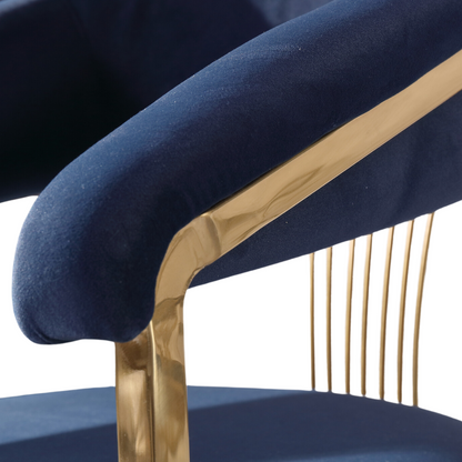 Solana Blue Dining Chair