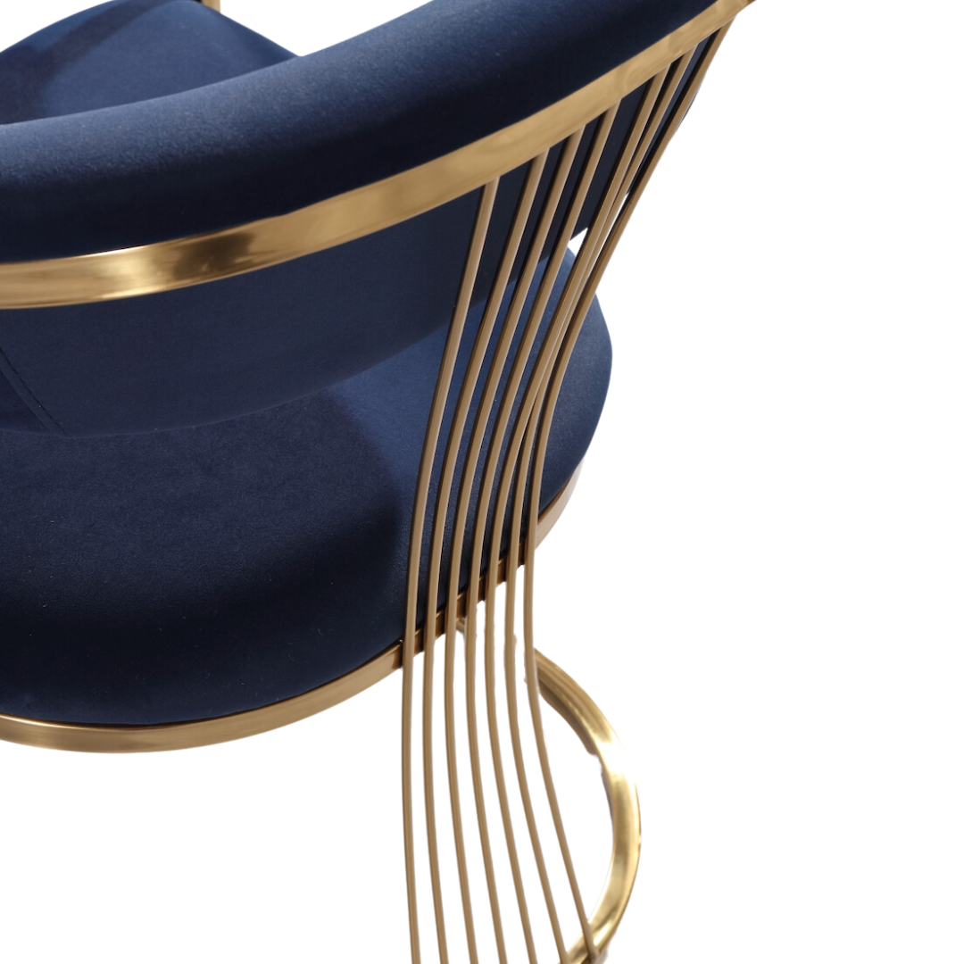 Solana Blue Dining Chair