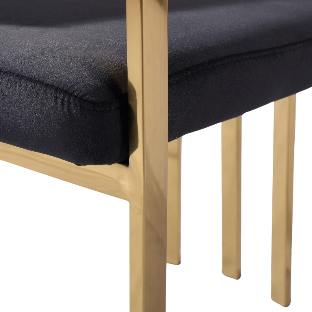 Lucia Black Dining Chair