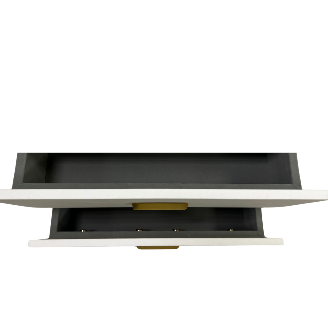 Madison White And Gold Coffee Table