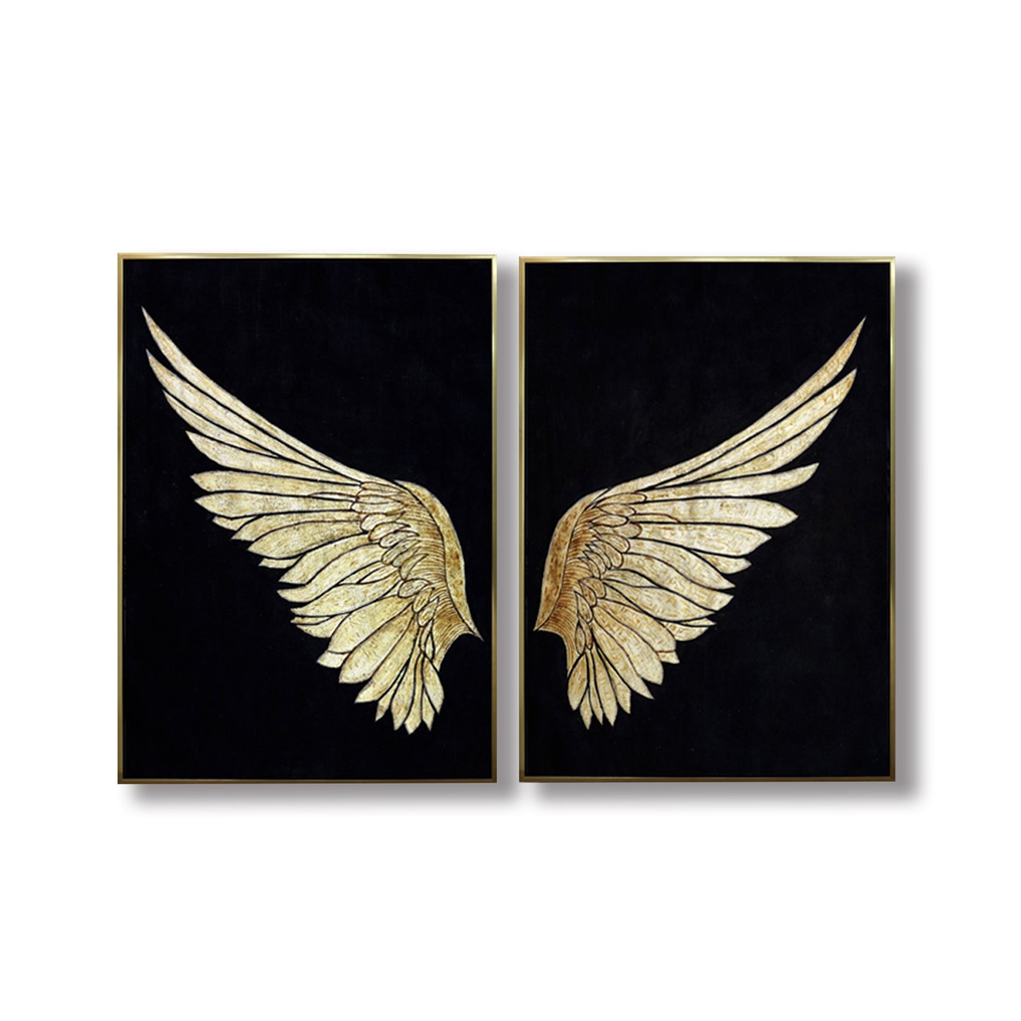 Angel Wings 2 Panel Wall Art