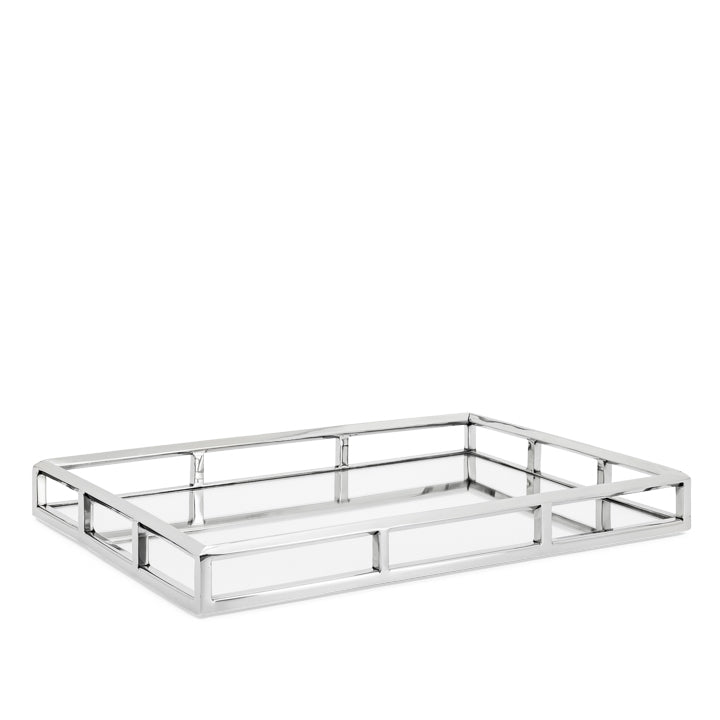 Luxe Rectangle Mirrored Tray